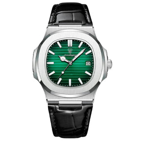 Relógio Masculino Poedagar Deluxe Black | Pulseira de Couro